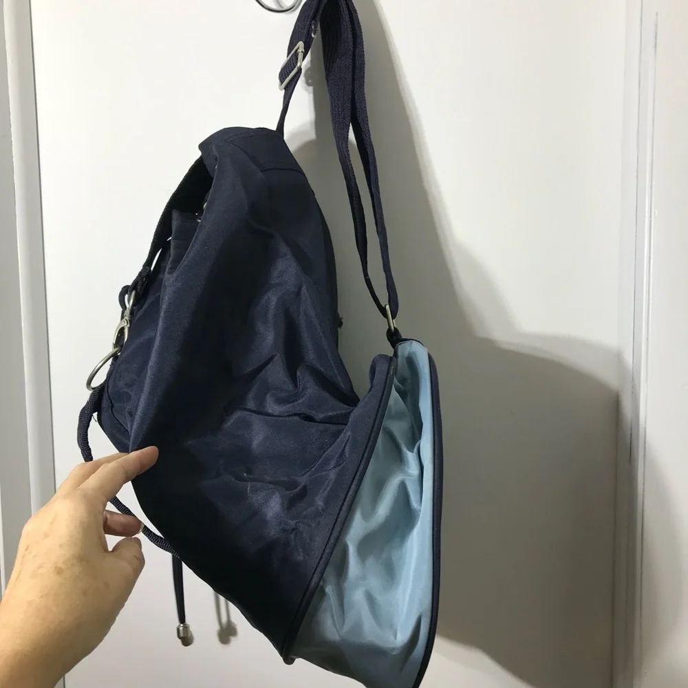 Hugo Boss Perfume Large Travel Tote sling Bag Blue Shoulder/Hand Straps - Picture 5 of 16